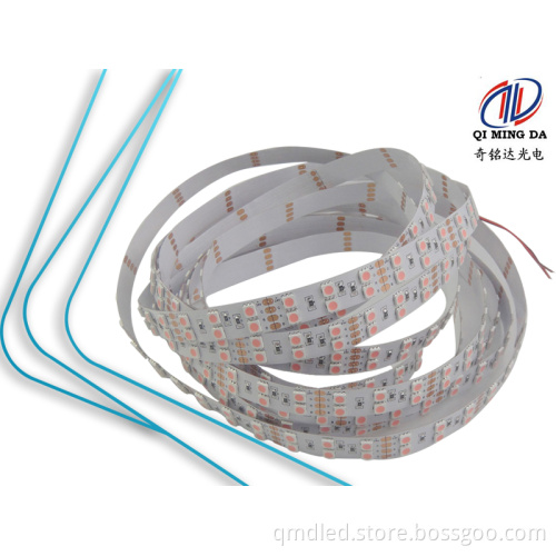High Lumen SMD RGB Double Row Flexible LED Strip IP68